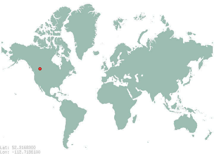 Stettler in world map