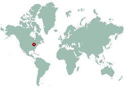 London in world map