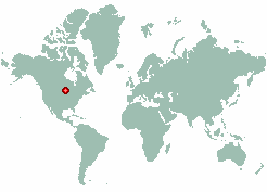 Lac la Croix in world map