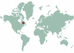 Schefferville in world map